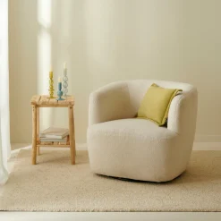 CASA ELMER Table D'appoint Sable