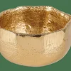 CASA ERBA Support Bougie Chauffe-plat Doré