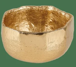 CASA ERBA Support Bougie Chauffe-plat Doré