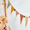 CASA FESTI Guirlande Drapeaux Multicolore