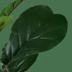 CASA FIGI Plante Artificielle Noir, Vert Foncé