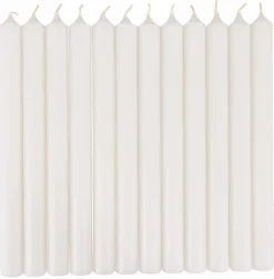 CASA FINA Bougies Set De 12 Ivoire