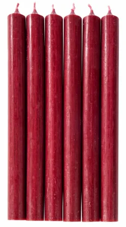 CASA FINA Bougies Set De 6 Mauve Clair