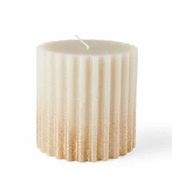 CASA FLOWY Bougie Blanc Cassé