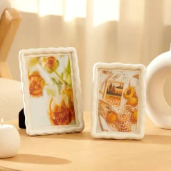 CASA FLOWY Cadre Photo Blanc