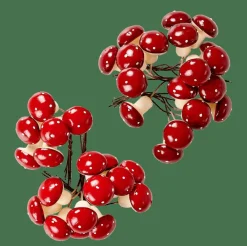 CASA FOAM Champignon Déco Rouge Foncé