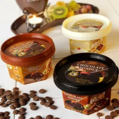 CASA FONDUE Chocolat Pour Fondue 250g Chocolat Au Lait Brun Clair