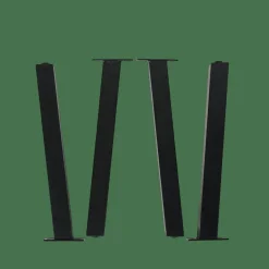 CASA FORMAX Table De Jardin Avec Pieds Natural/noir