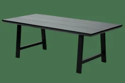 CASA FORMAX Table De Jardin Avec Pieds X Noir/blanc