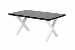 CASA FORMAX Table De Jardin Avec Pieds X Noir/blanc