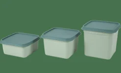 CASA FREEZER Boîtes Congélation Set De 10 Menthe, Vert Foncé