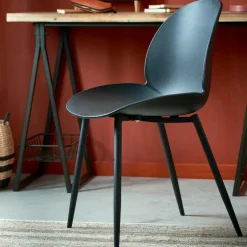 CASA FREYA Chaise De Salle à Manger Noir
