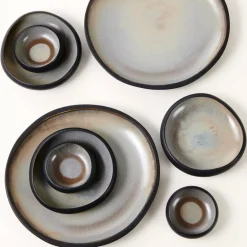 CASA FUN Set De Table Noir