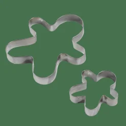 CASA GINGERBREAD Emporte-pièces Set De 2 Argent