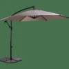 CASA HAWAI Parasol Déporté Sans Pied De Parasol Taupe