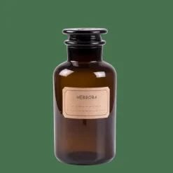 CASA HERBORA Pot à Provisions 1 L Brun