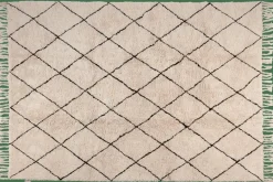 CASA IDRIS Tapis Blanc