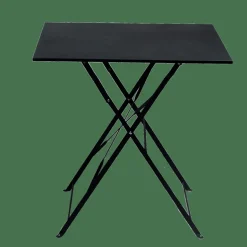 CASA IMPERIAL Table Pliante Carré Noir