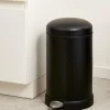 CASA INDUSTRIA Poubelle à Pédale 12 L Noir