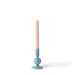 CASA ISA Bougeoir Opale Bleue Bleu