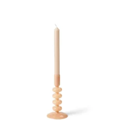 CASA ISA Bougeoir Opale Crème Crème