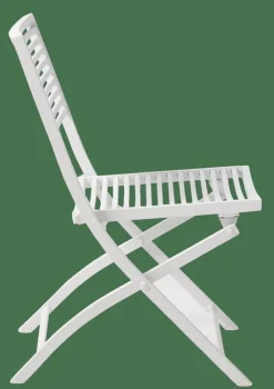 CASA JESSE Chaise Pliante Blanc, Beige