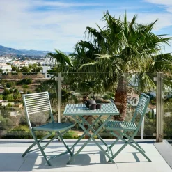 CASA JESSE Ensemble Bistrot Rectangulaire Blanc