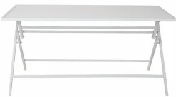 CASA JESSE Ensemble Bistrot Rectangulaire Blanc