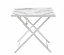 CASA JESSE Ensemble Bistrot Rectangulaire Blanc