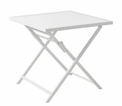 CASA JESSE Ensemble Bistrot Rectangulaire Blanc