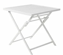 CASA JESSE Ensemble Bistrot Rectangulaire Blanc