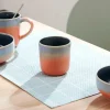 CASA JESSIE ORANGE Mug Sans Anse Orange