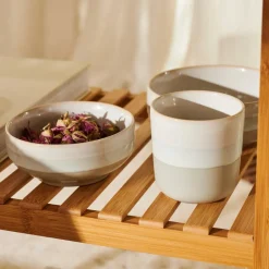 CASA JESSIE WHITE Mug Sans Anse Blanc