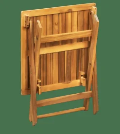 CASA JOSHUA Table Pliante Brun