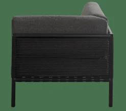 CASA JUMBO Fauteuil De Coin Noir