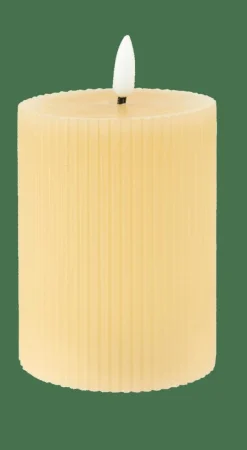 CASA LED Bougie Avec LED Brun