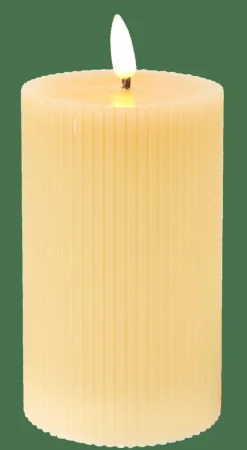 CASA LED Bougie Avec LED Brun