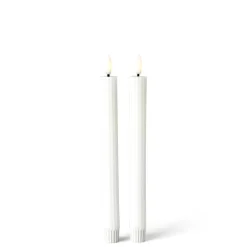CASA LED Bougie Dîner Led Blanc