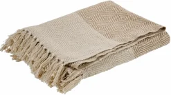 CASA LINNE Coussin Brun
