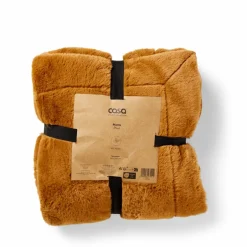 CASA LINNE Coussin Brun
