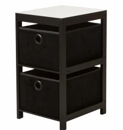 CASA LINOLUX Boîte De Rangement Avec Fermeture éclair Beige