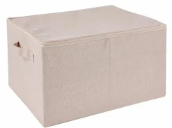 CASA LINOLUX Système De Rangement 4 Compartiments Beige