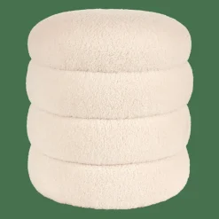 CASA LOBBY Pouf Blanc Cassé