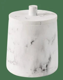 CASA LUNA Boîte à Coton Avec Couvercle Blanc