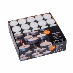 CASA LUZ Support Bougie Chauffe-plat Blanc