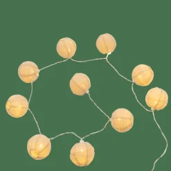 CASA LYNN Guirlande Lumineuse 10 LEDs Beige