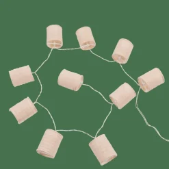 CASA LYNN Guirlande Lumineuse 10 LEDs Beige