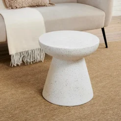 CASA MAGNUS Table D'appoint Blanc