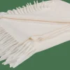 CASA MARTA Plaid Blanc