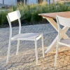 CASA MAVAS Chaise Empilable Blanc